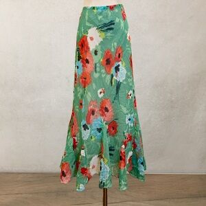 Cato Y2K Floral Maxi Skirt Boho Fairycore CottageCore Whimsical